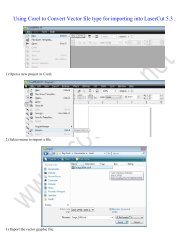Using Corel to Convert Vector file type for ... - Rabbit Laser USA