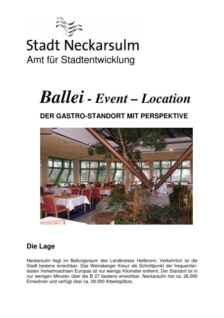 Ballei- Event – Location