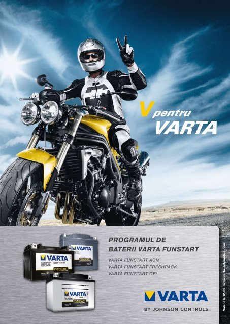 Catalog baterii Varta pentru motociclete - Baterii auto