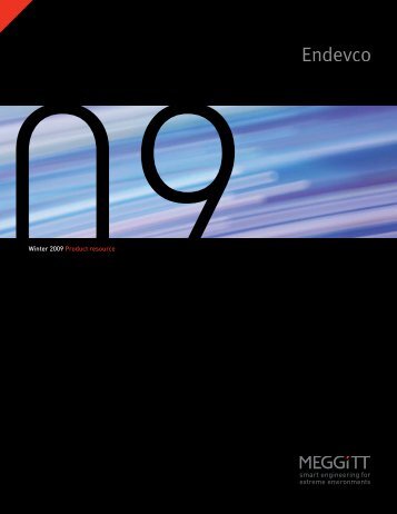 09Winter 2009 Product resource - Endevco