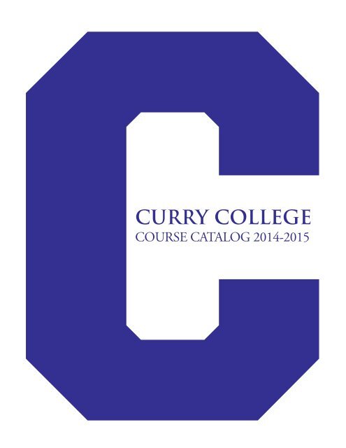 Course Catalog Curry College