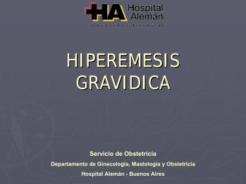 HIPEREMESIS GRAVIDICA - caded