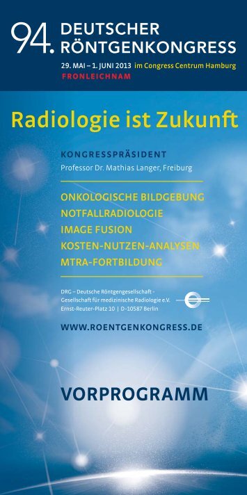 94. Deutschen Röntgenkongress - RTaustria