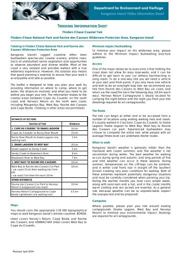 TREKKING INFORMATION SHEET - nah-und-fern.de