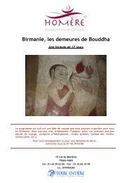 Birmanie, les demeures de Bouddha - Terre Entière