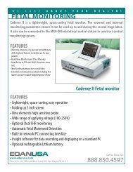 Cadence II Fetal Monitor B - EDAN USA