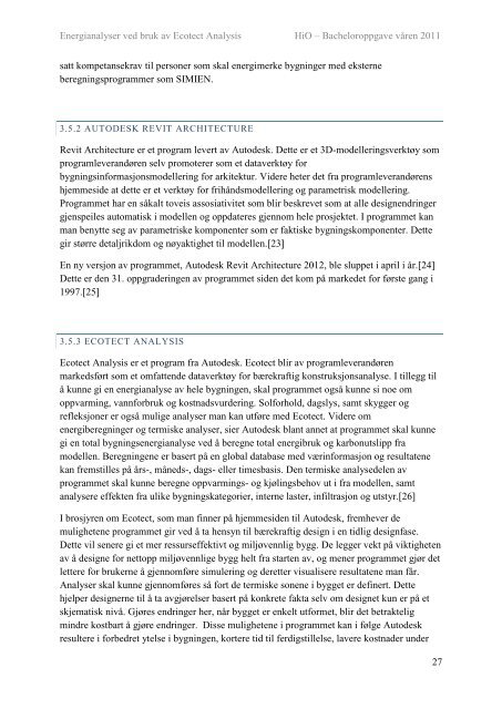 Energiforbruk i bygg ved bruk av Ecotect Analysis - buildingSMART