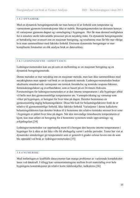 Energiforbruk i bygg ved bruk av Ecotect Analysis - buildingSMART