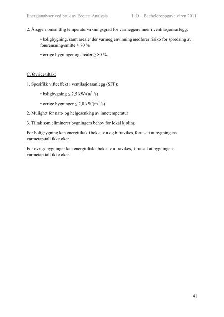 Energiforbruk i bygg ved bruk av Ecotect Analysis - buildingSMART