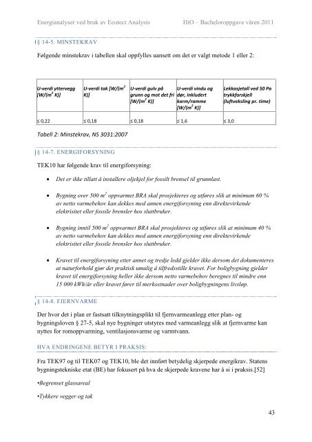 Energiforbruk i bygg ved bruk av Ecotect Analysis - buildingSMART