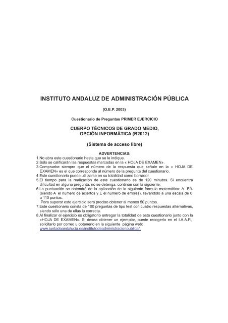 Informatica-Examen 1 junta andalucia 2005.pdf - Superfriki.com