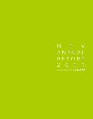 NTV Annual Report 2011 - 日本テレビホールディングス株式会社