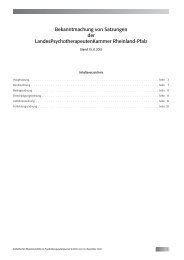 Einhefter PTJ 4/2012 - Landespsychotherapeutenkammer ...