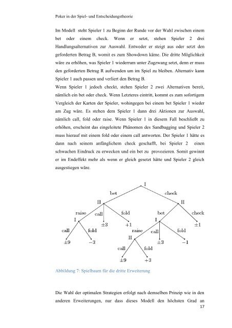 Poker in der Spiel- und Entscheidungstheorie