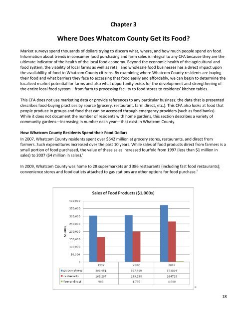 Where Does Whatcom County Get its Food? - WSU Whatcom ...