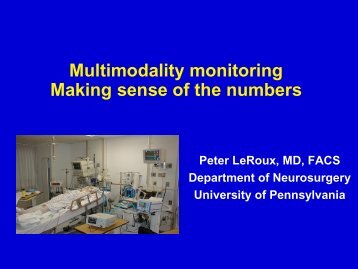 Making Sense of the Numbers Peter LeRoux, MD, FACS