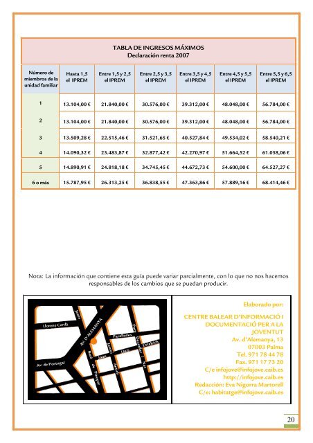 cuadernos de emancipación - Infojove - Govern de les Illes Balears