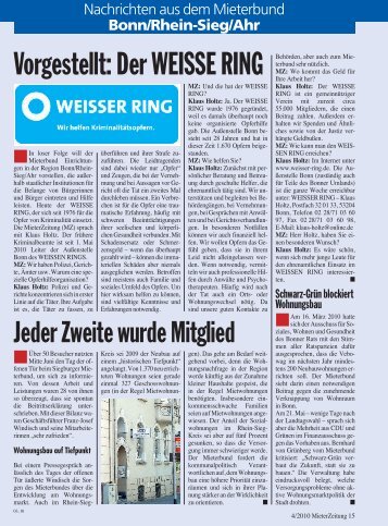 Mieterzeitung August 2010 - Deutscher Mieterbund Bonn/Rhein ...