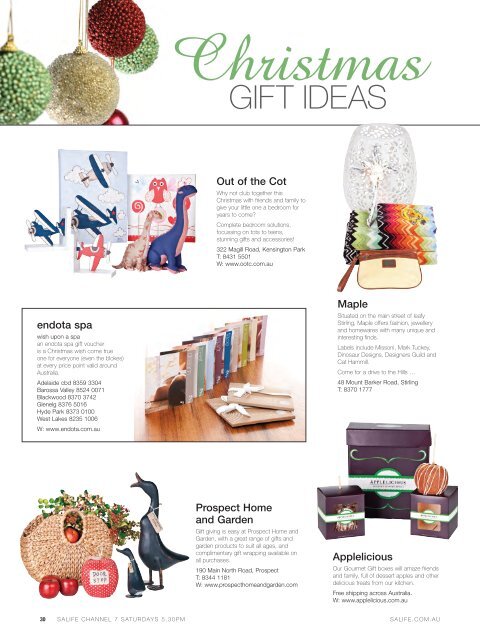 Download the SALife Gift Guide example (pdf) - Food South Australia