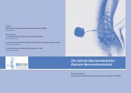 Die Sakrale Neuromodulation - Kantonsspital St. Gallen