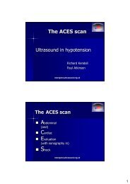 The ACES scan - Emergency Ultrasound