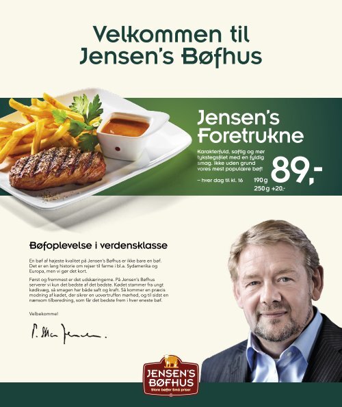 rigtig god appetit! - Jensens BÃ¸fhus