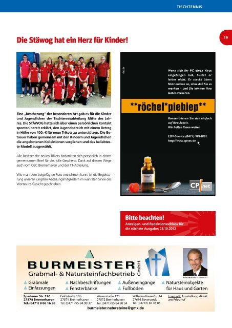 fussball fÃ¼r MeNscheN Mit haNdicap - OSC Bremerhaven