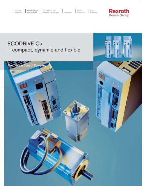 Ecodrive Cs A Compact Dynamic And Flexible Bosch Rexroth