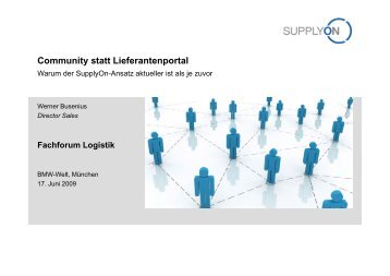 Community statt Lieferanten-Portal â warum der SupplyOn-Ansatz ...