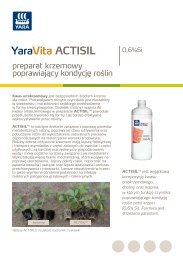 YaraVita ActiSil broszura