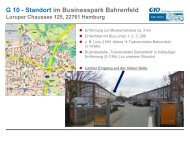 G 10 Standort im Businesspark Bahrenfeld