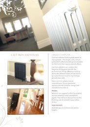 CAST IRON RADIATORS - Hunt Heating