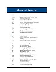 Glossary of Acronyms - Social Security