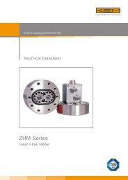 KEM Flow Meter Brochure ZHM series_English