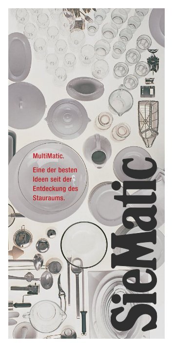 MultiMatic Broschüre - SieMatic