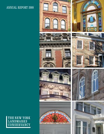 ANNUAL REPORT 2008 - The New York Landmarks Conservancy