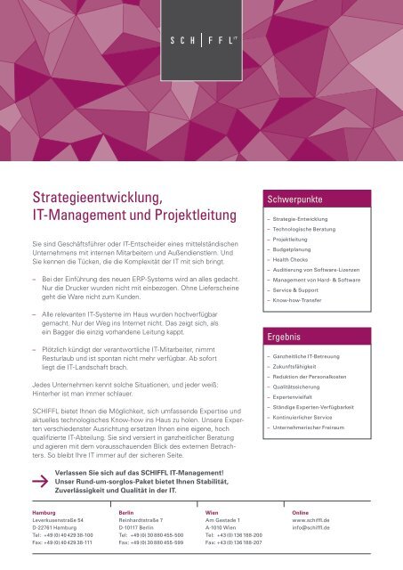 IT-Management: Strategien und maßgeschneiderte Services