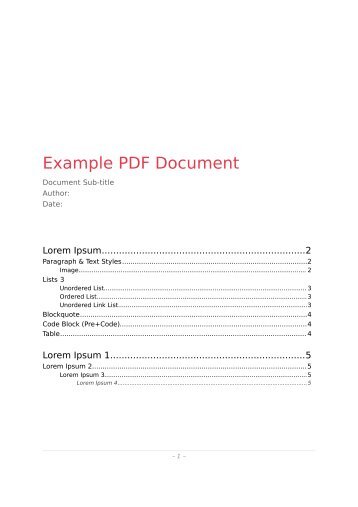 Example PDF Document