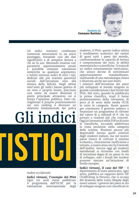 Impatto Magazine: Gli indici statistici // N. #9 // 2 dicembre 2014