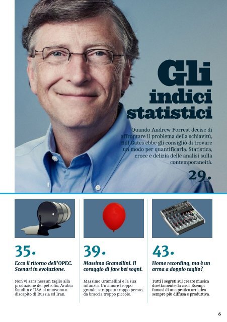 Impatto Magazine: Gli indici statistici // N. #9 // 2 dicembre 2014