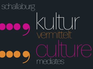 Kulturvermittlungsbroschüre Schallaburg