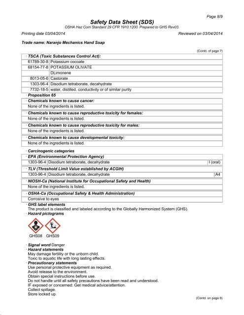 Safety Data Sheet (SDS)