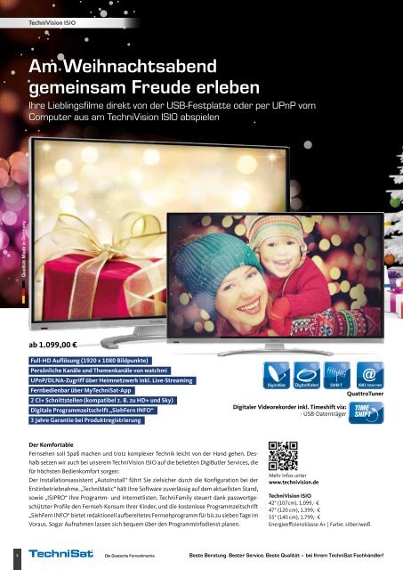 TechniSat WeihnachtsFlyer