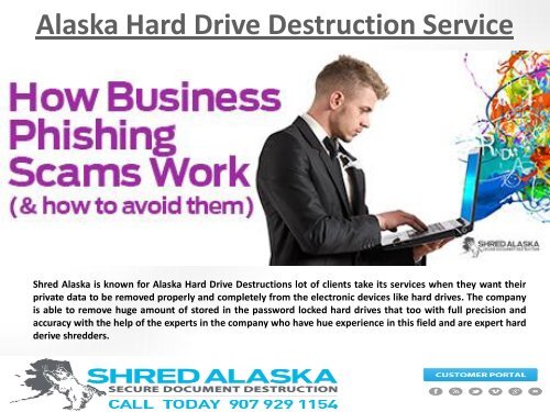 Shred Alaska Assured Secure Hard Drive and Document Shredding Services