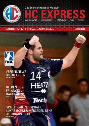 Hauptsponsor Richard Heindl  (Heitec) - HC Erlangen