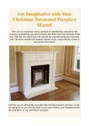 The Best Ways To Utilize Your Fireplace Mantel As A Design Aspect