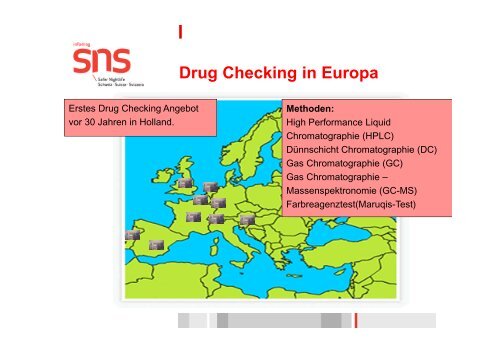 Alexander Buecheli Drugchecking in Europa