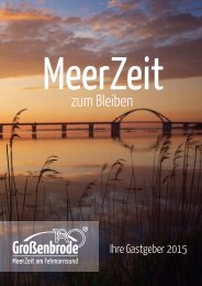 MeerZeit zum Bleiben - Gastgeberverzeichnis Ostseeheilbad Großenbrode