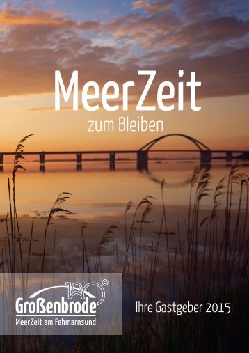 MeerZeit zum Bleiben - Gastgeberverzeichnis Ostseeheilbad Großenbrode