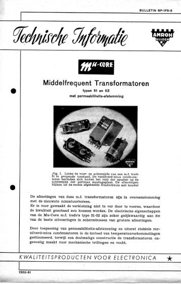 Middelfrequent Transformatoren